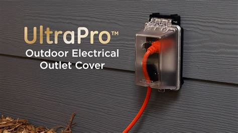 outdoor electrical box cover ideas|ultrapro outdoor electrical outlet cover.